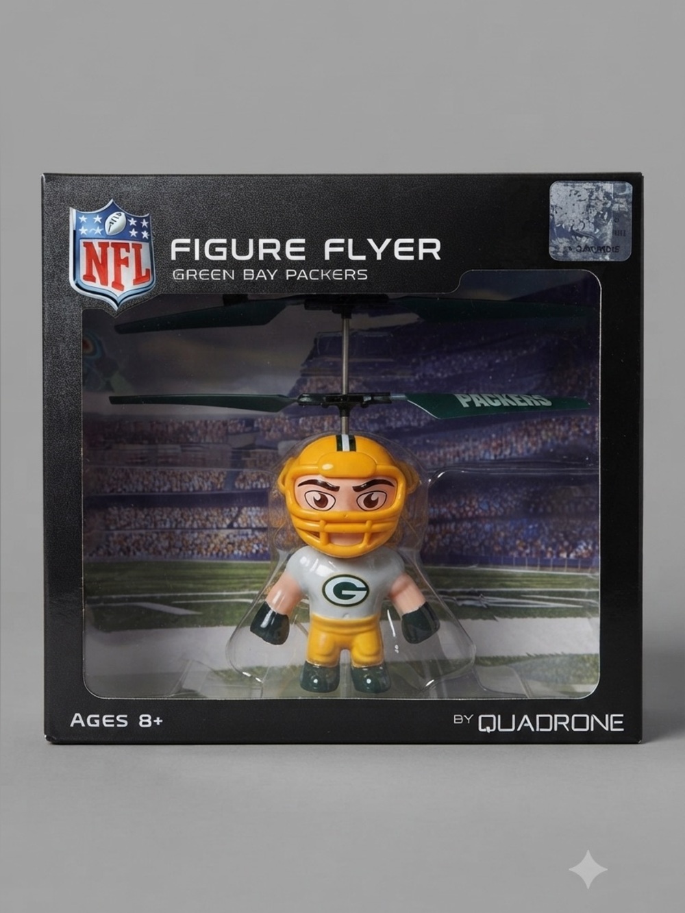 NFL Green Bay Packers Figure Flyer Infrared Flying Toy Drone NIB